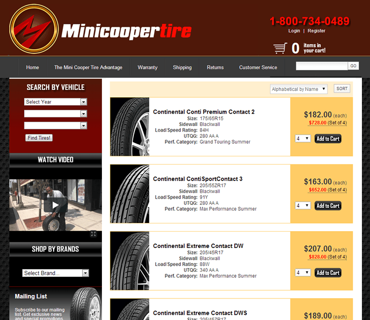 Mini Cooper Tire