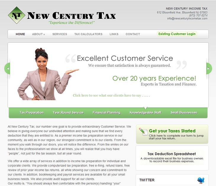 New Century Income Tax