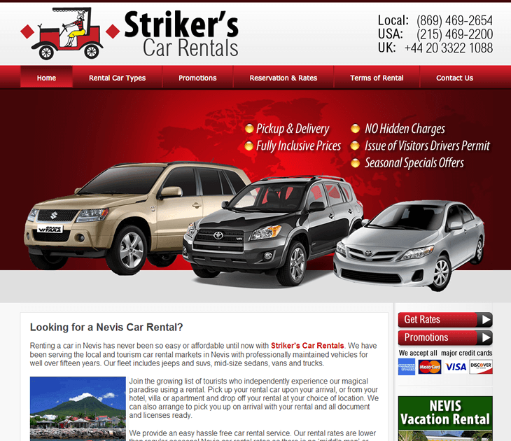 Striker’s Car Rentals