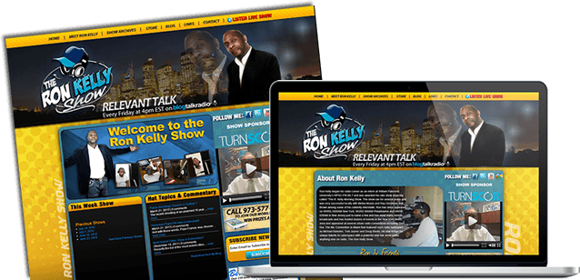 Featured Website Design - The Ron Kelly Show