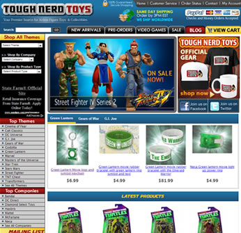 Tough Nerd Toys - Ecommerce Website Design